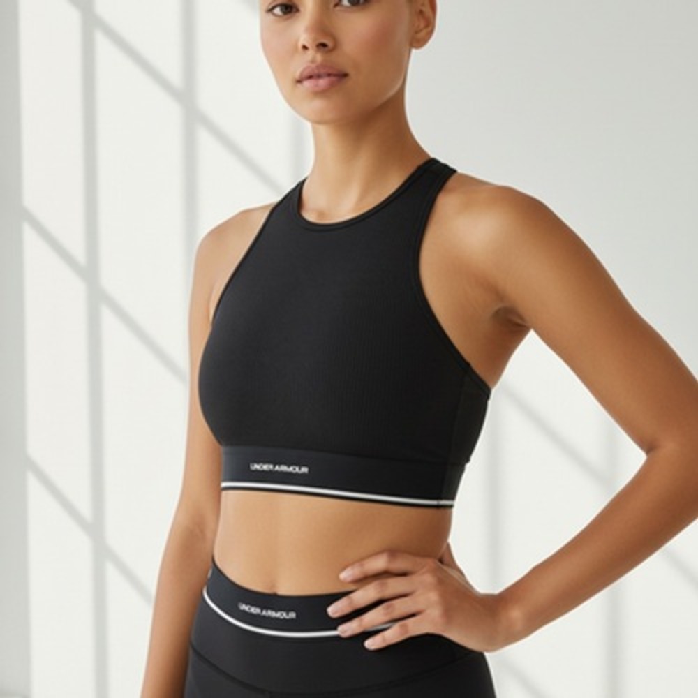 Under Armour Women's Meridian Ribbed Crop Tank Top